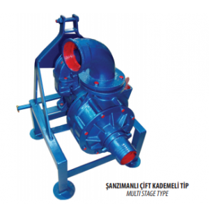 Şanzımanlı Çift Kademeli Redüktörlü Su Pompası 5" x 4" 1/5  (Massey Ferguson - Tümosan - Kubato -Hattat - Case -Same )